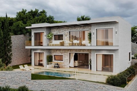 3+1 Villa  i Bodrum, Mugla, Turkiet Nr. 222182 - 16