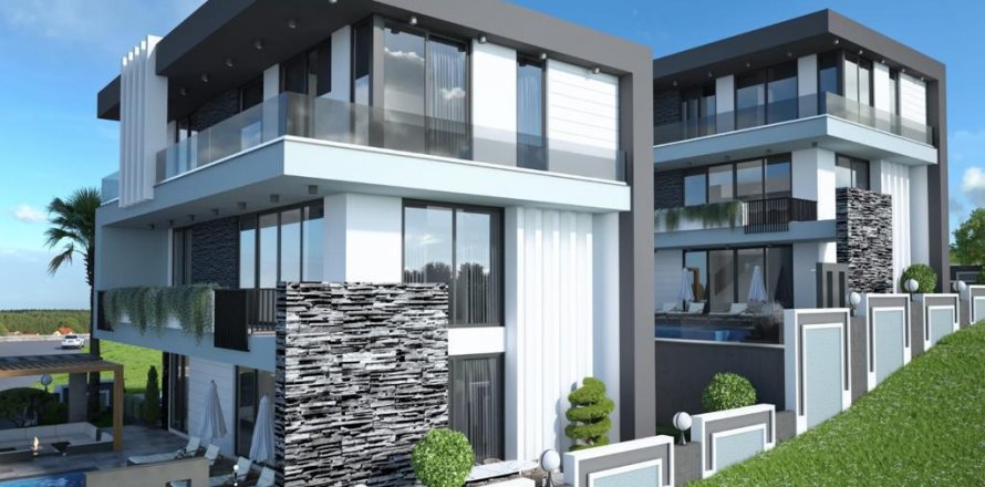 Villa i Kargicak, Alanya, Antalya, Tyrkiet Nr. 94899