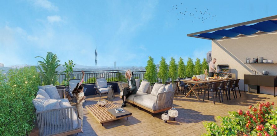 Квартира в Sinpas Koru Aura 5+1, Умрание, Стамбул, Турция №97868