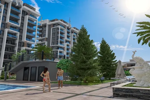 1+1 Lejlighed  i Alanya, Antalya, Tyrkiet Nr. 223557 - 2