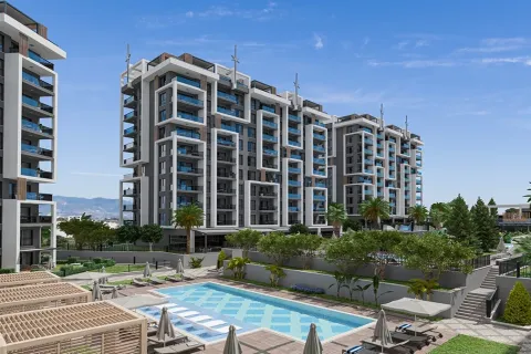 1+1 Lejlighed  i Alanya, Antalya, Tyrkiet Nr. 223557 - 4