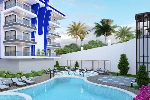 1+1 Leilighet  i Alanya, Antalya, Tyrkia Nr. 223555 - 14