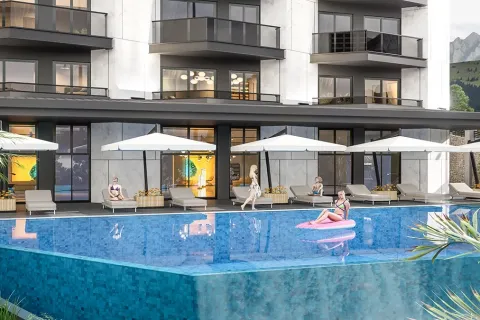 1+1 Lägenhet  i Alanya, Antalya, Turkiet Nr. 223556 - 3