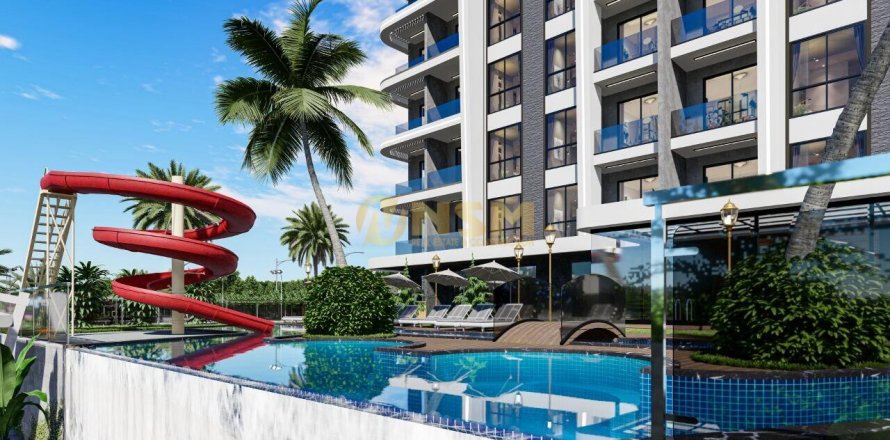 1+1 Leilighet  i Alanya, Antalya, Tyrkia Nr. 92280