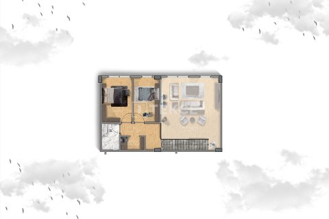 Продажа пентхауса в Фамагусте, Северный Кипр студия, 50м2, №212597 – фото 26