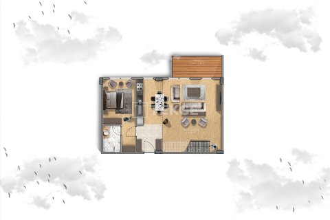 Продажа пентхауса в Фамагусте, Северный Кипр студия, 50м2, №212597 – фото 25