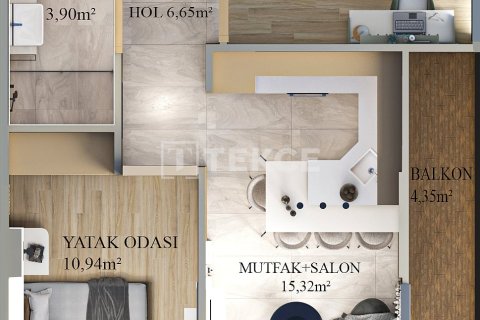 2+1 Wohnung in Antalya, Türkei Nr. 215442 - 20