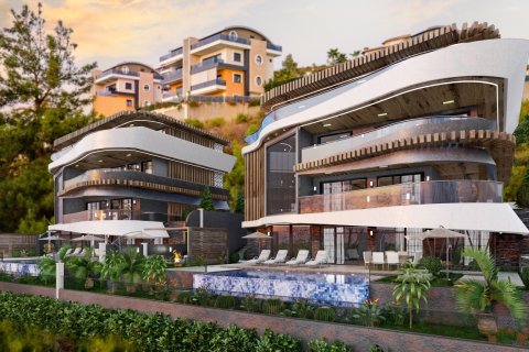 4+1 Villa i Alanya, Antalya, Turkiet Nr. 104705 - 11
