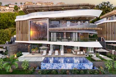 4+1 Villa i Alanya, Antalya, Turkiet Nr. 104705 - 14