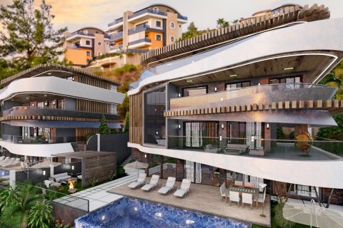 4+1 Villa i Alanya, Antalya, Turkiet Nr. 104705 - 16