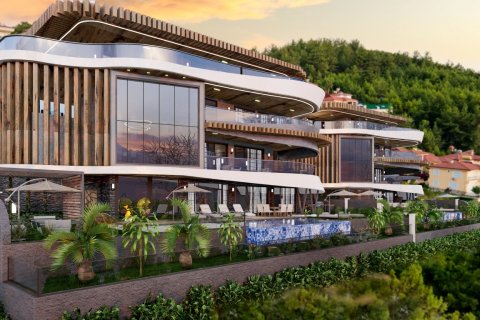 4+1 Villa i Alanya, Antalya, Turkiet Nr. 104705 - 12