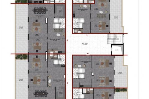 Gewerbeimmobilien  in Oba, Antalya, Türkei Nr. 95078 - 27