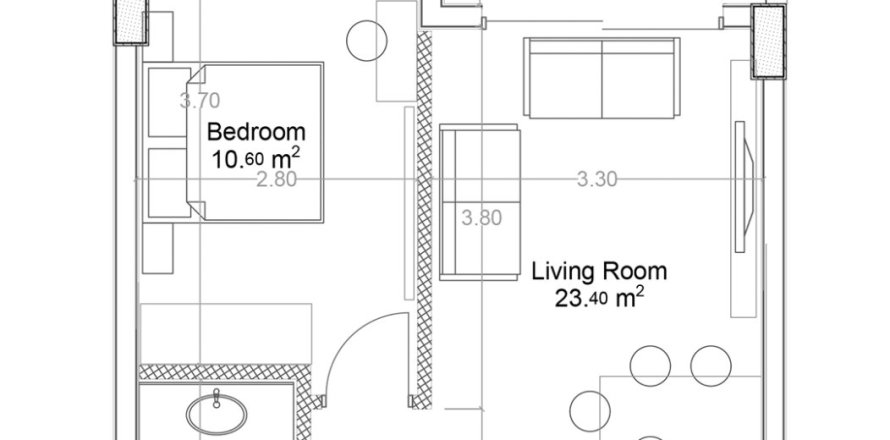 Квартира в Yekta Green Life Gazipasa Residence 1+1, Газипаша, Анталья, Турция №237768