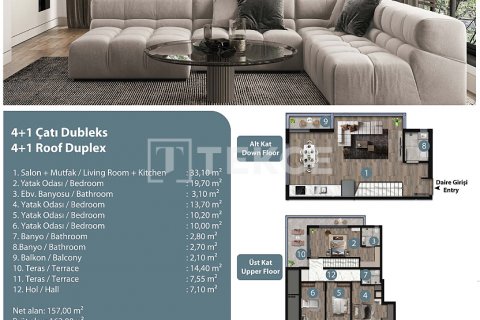 2+1 Leilighet i Antalya, Tyrkia Nr. 211381 - 25
