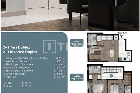 2+1 Leilighet i Antalya, Tyrkia Nr. 211381 - 24