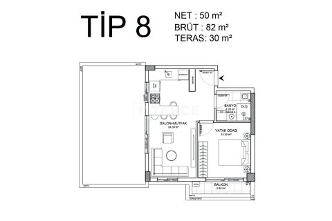 3+1 Lejlighed  i Aksu, Antalya, Tyrkiet Nr. 221618 - 18