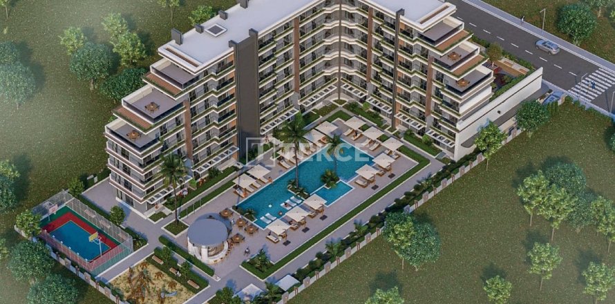 3+1 Lejlighed  i Aksu, Antalya, Tyrkiet Nr. 221618