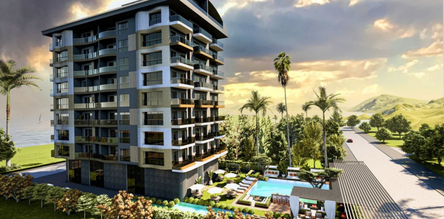 1+1 Apartment in Mahmutlar, Antalya, Turkey No. 98340