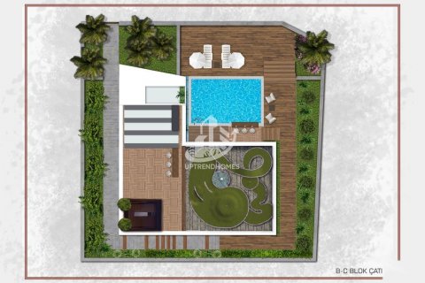 3+1 Villa  i Alanya, Antalya, Tyrkiet Nr. 98434 - 20