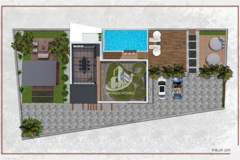 3+1 Villa  i Alanya, Antalya, Tyrkiet Nr. 98434 - 16