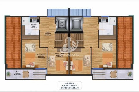 4+1 Villa  i Antalya, Turkiet Nr. 98433 - 13