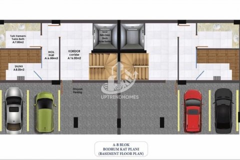 4+1 Villa  i Antalya, Turkiet Nr. 98433 - 10