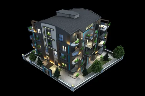 1+1 Lägenhet  i Mugla, Turkiet Nr. 220243 - 10