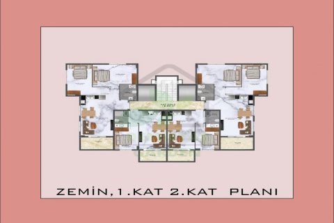 Takleilighet i Demirtas, Alanya, Antalya, Tyrkia Nr. 94445 - 18