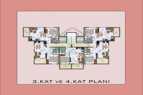 Takleilighet i Demirtas, Alanya, Antalya, Tyrkia Nr. 94445 - 19