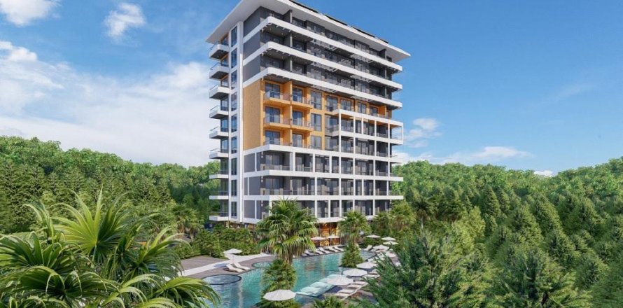 Takleilighet i Tosmur, Alanya, Antalya, Tyrkia Nr. 96014