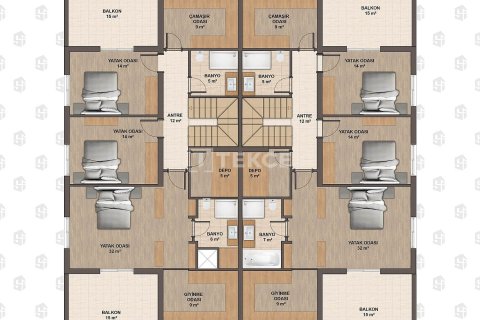 Продажа квартиры в Анталье, Турция 3+1, 135м2, №223167 – фото 17