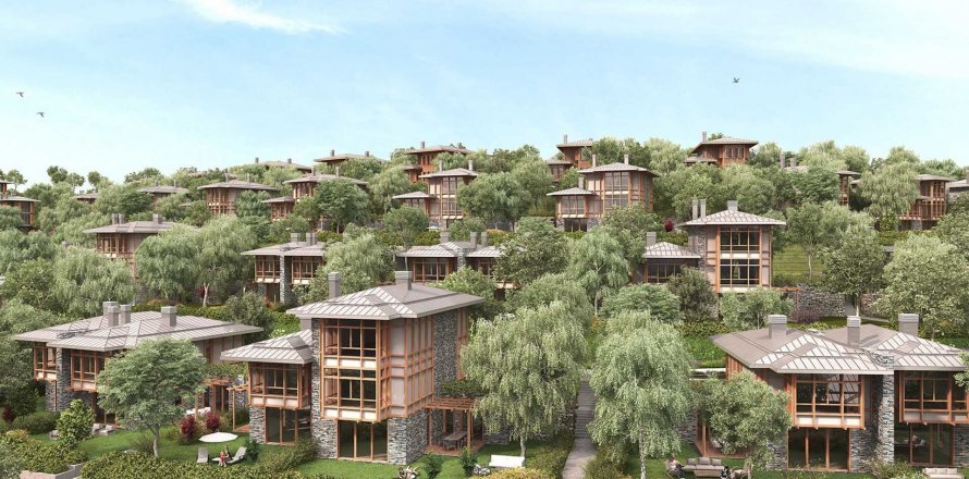 Пентхаус в Dusler Vadisi Riva 3+1, Стамбул, Турция №101451