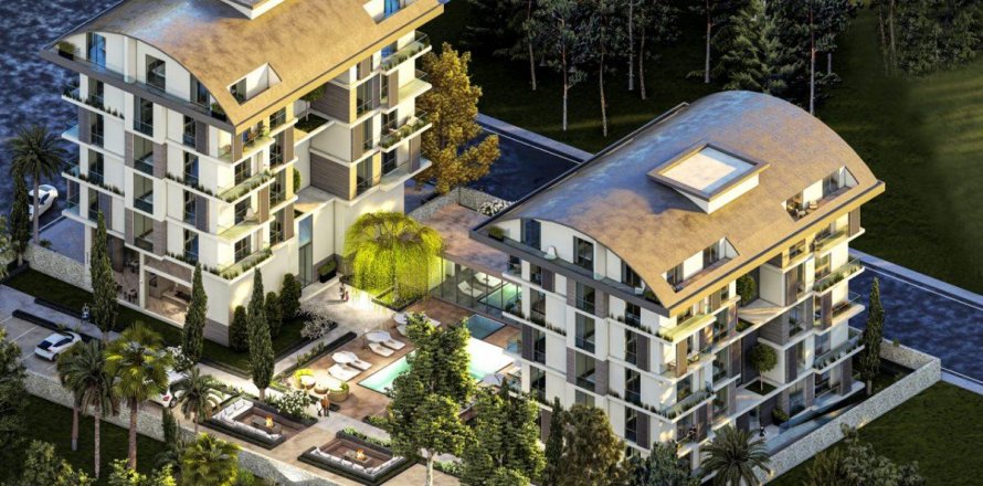 آپارتمان در Kargicak، Alanya ، ترکیه 56 متر مربع. شماره 94679