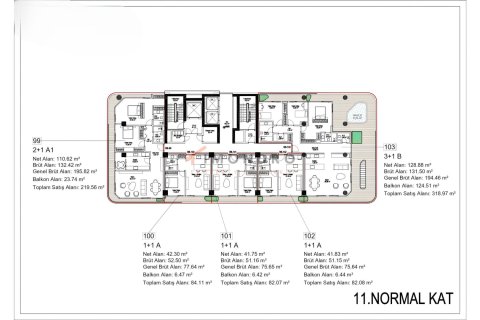 1+1 Wohnung in Istanbul, Türkei Nr. 212437 - 27