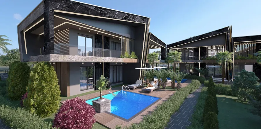 4+1 Leilighet  i Mugla, Tyrkia Nr. 223792