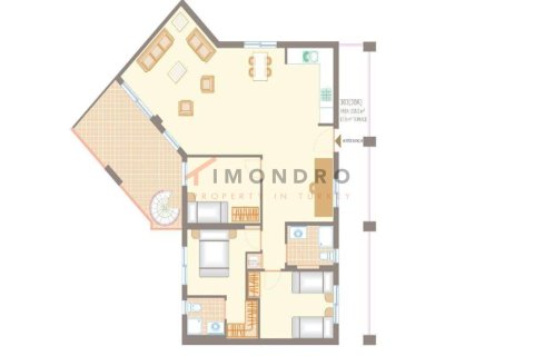 Apartment for sale in Northern Cyprus, 3 bedrooms, 98m2, No. 214860 – photo 28