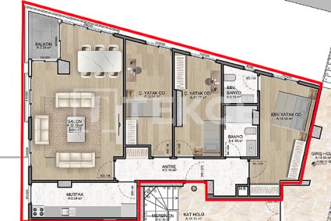 Apartment for sale in Istanbul, Turkey, 1 bedroom, 65m2, No. 226575 – photo 13