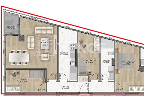 Apartment for sale in Istanbul, Turkey, 1 bedroom, 65m2, No. 226575 – photo 14