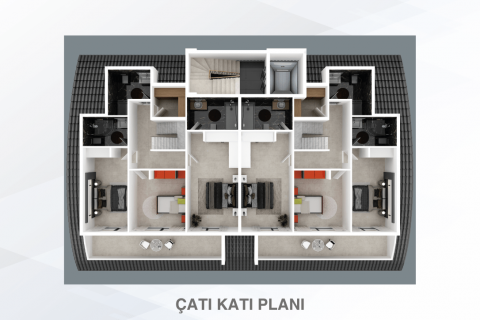 Продажа квартиры в Аланье, Анталье, Турция 3 комн., 140м2, №94278 – фото 15