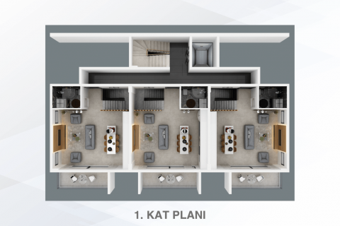 Продажа квартиры в Аланье, Анталье, Турция 3 комн., 140м2, №94278 – фото 13