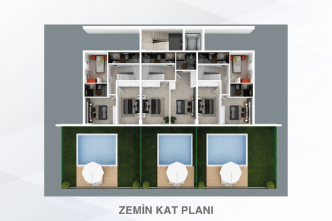 Продажа квартиры в Аланье, Анталье, Турция 3 комн., 140м2, №94278 – фото 12