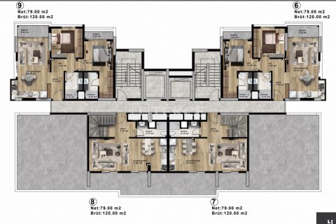 Apartment for sale  in Mezitli, Mersin, Turkey, 2 bedrooms, 120m2, No. 100976 – photo 23