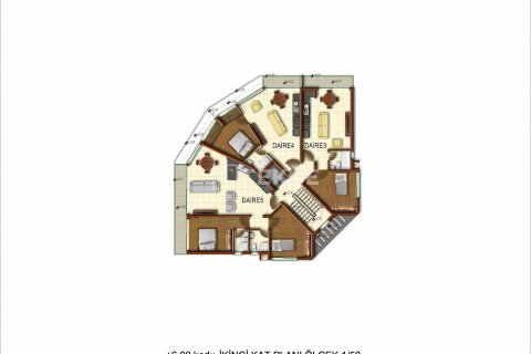 2+1 Penthouse  i Girne,  Nr. 95676 - 25