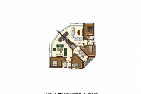 2+1 Penthouse  i Girne,  Nr. 95676 - 28