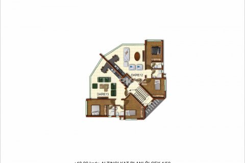 2+1 Penthouse  i Girne,  Nr. 95676 - 29