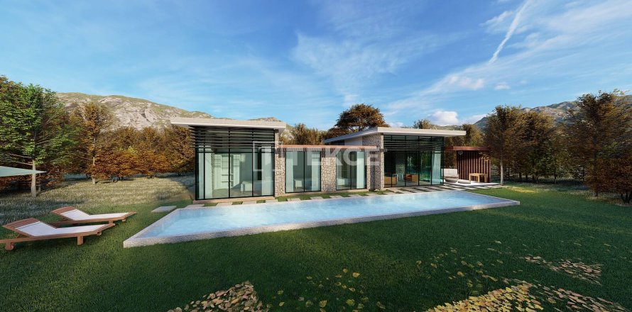 Villa  4+1  Bodrum, Muğla, Türkiye №215743