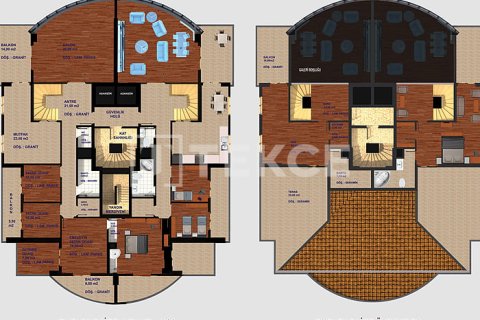 Продажа квартиры  в Акчаабате, Трабзоне, Турция 5+2, 260м2, №215740 – фото 18