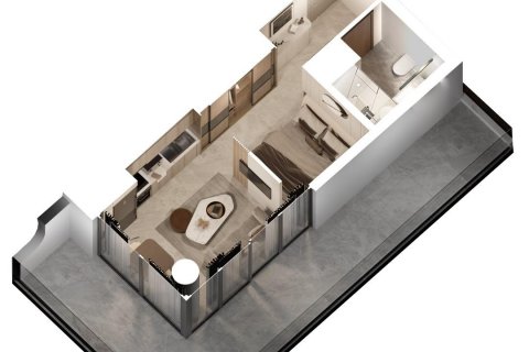 Продажа квартиры  в Северном Кипре студия, 34м2, №107443 – фото 29