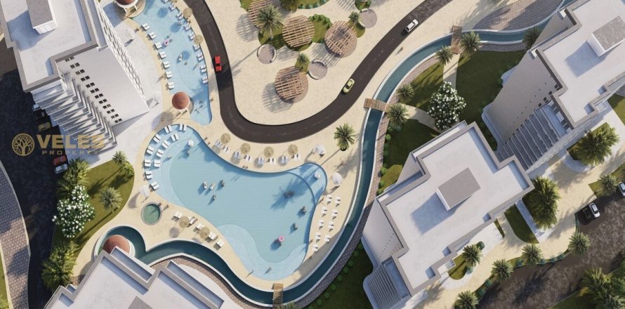 1+1 Leilighet  i Long Beach, Iskele,  Nr. 214388
