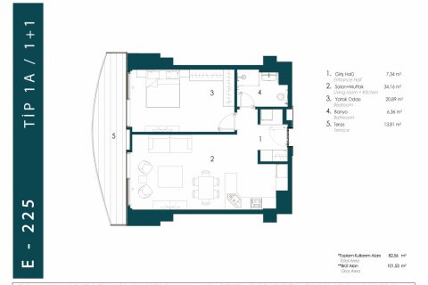 Penthouse for sale  in Beykoz, Istanbul, Turkey, 98m2, No. 94464 – photo 24